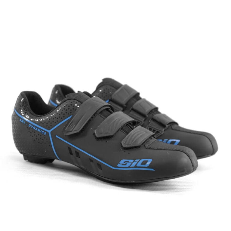 Blue SM Road Cycling Shoes