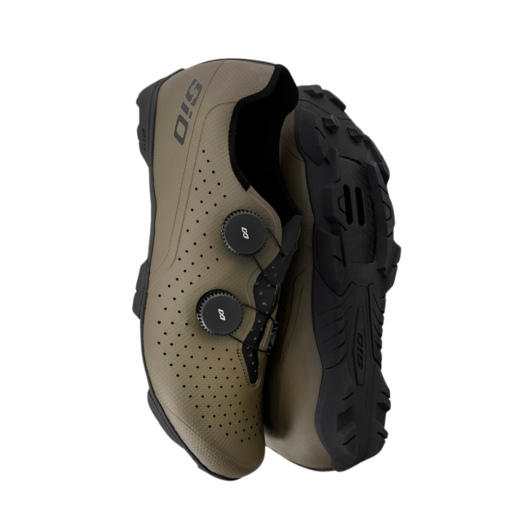 Olive Green Matrix MTB cycling shoes