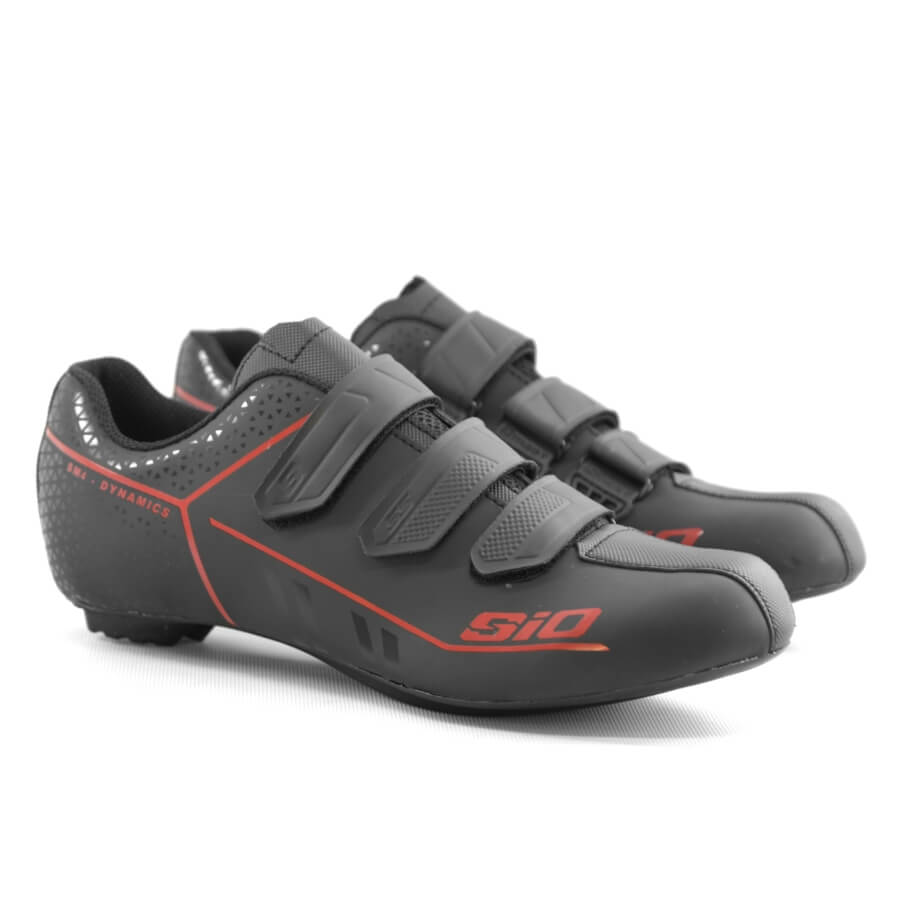 Red SM Road Cycling Shoes