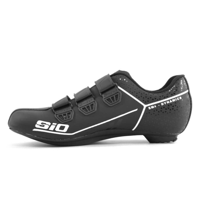 White_SM_Road_Cycling_Shoes Side